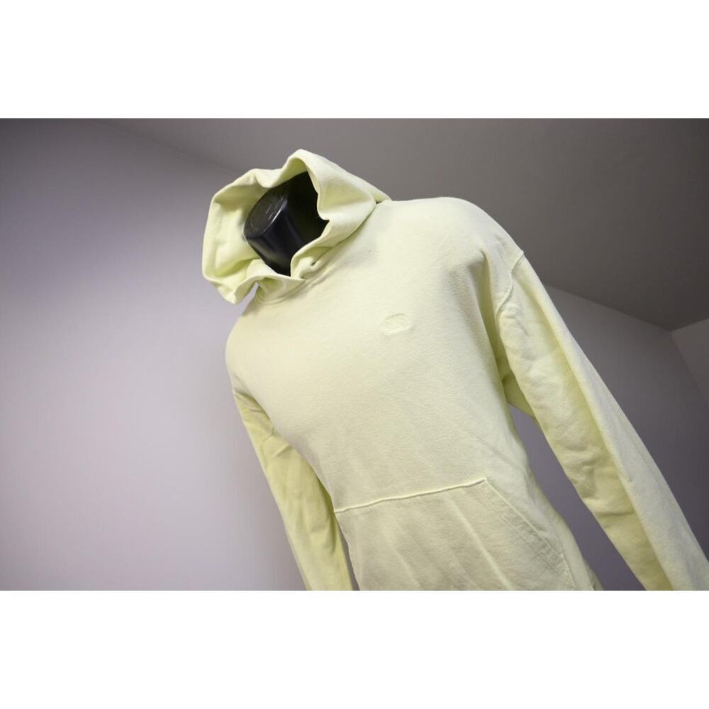 The North Face Fleece Hoodie Jacket Pull Over Lime/Yellow Womens Sz Large